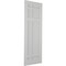 Ekena Millwork True Fit PVC San Juan Capistrano Mission Style Fixed Mount Shutters, Hailstorm Gray, 12W x 28H, PR TFP001SJ12X028ST - alternate 9